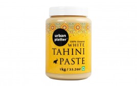 Urban Platter 100% Sesame White Tahini Paste  Plastic Jar  1 kilogram